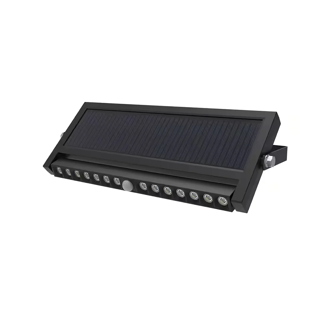 LUXULA LED Solar Wandleuchte PIR Sensor 10W 1000 lm 6500K IP54
