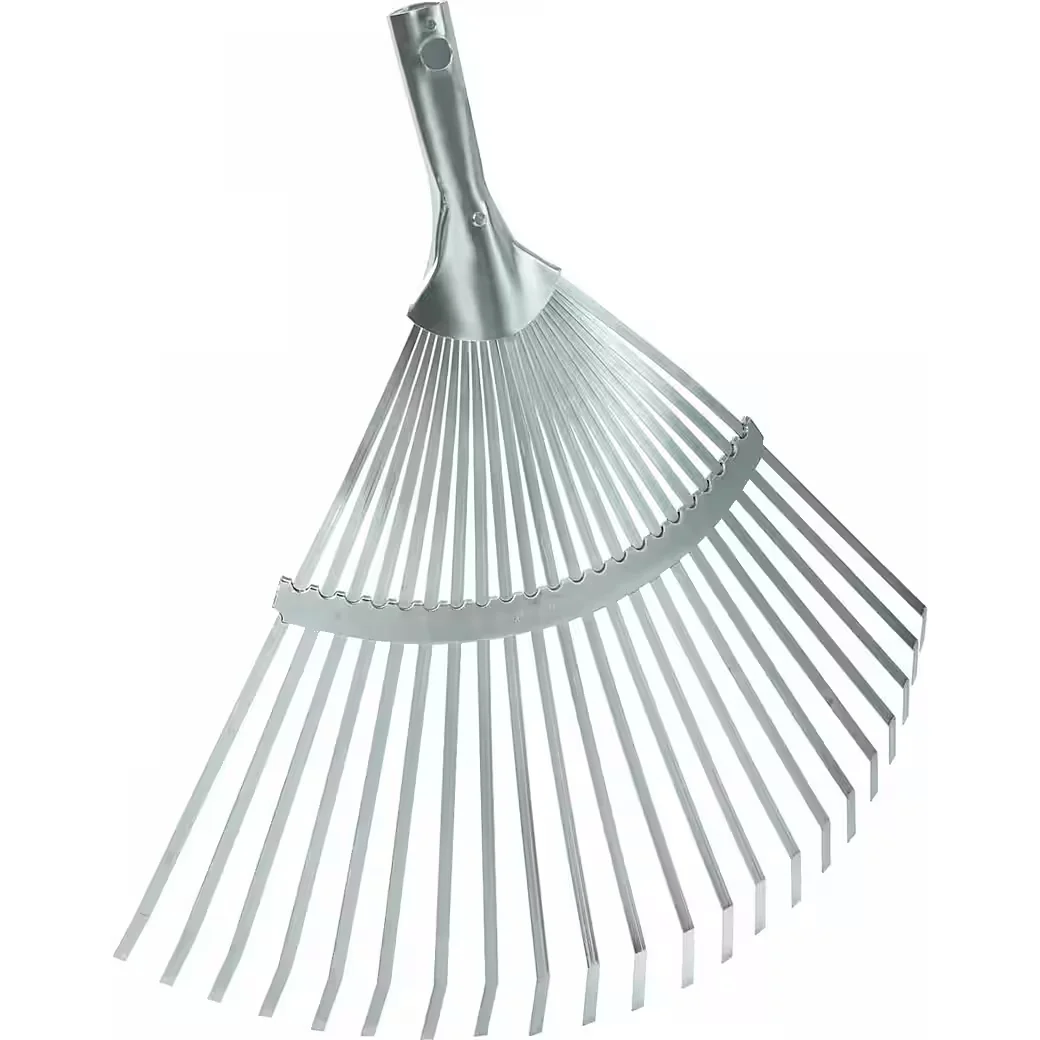 TRIUSO Fächerbesen Drahtbesen Arbeitsbreite 42 cm 22 Federdrahtzinken