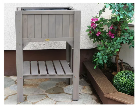 HABAU Hochbeet Garten Blumen und Pflanzenbeet Kompakt