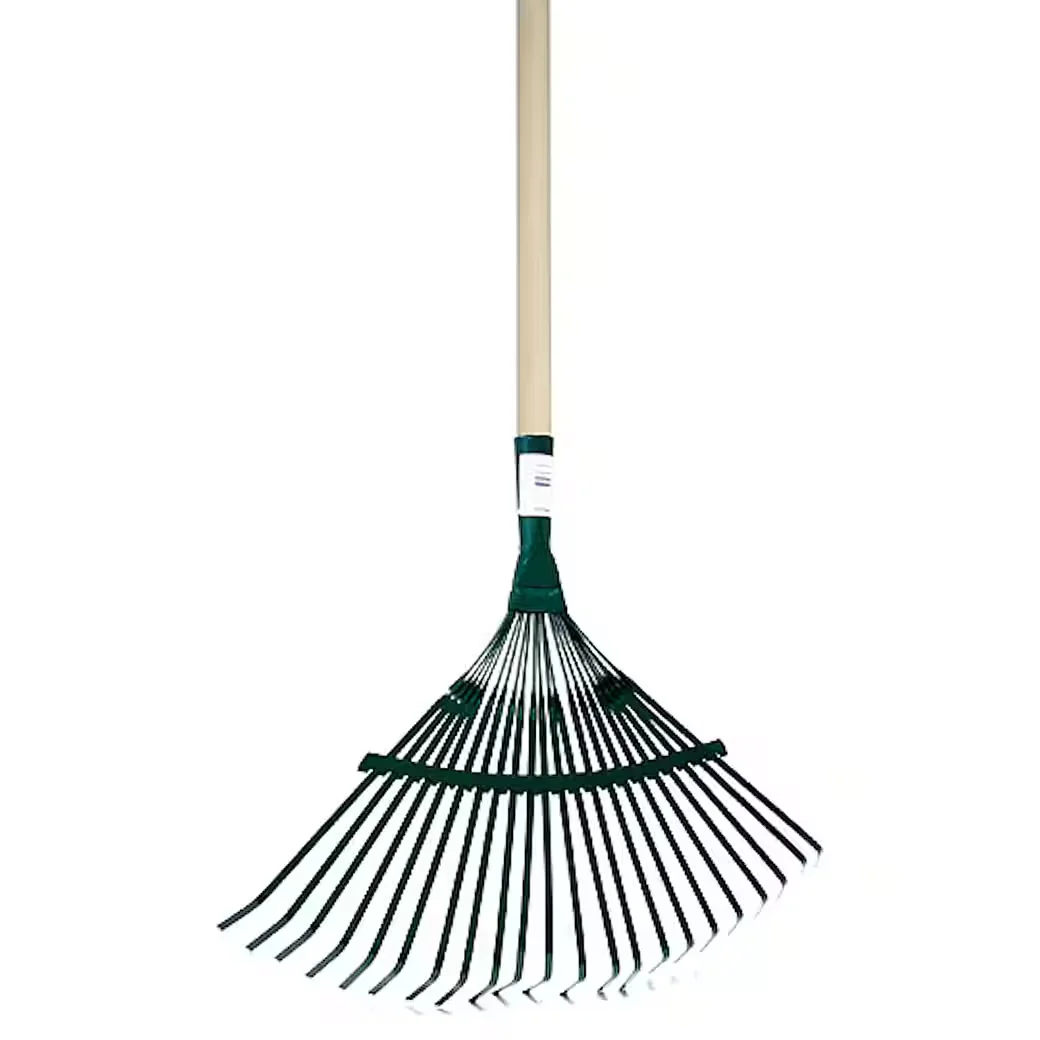 PROREGAL Gartenrechen Gartenharke Metall Holzgriff