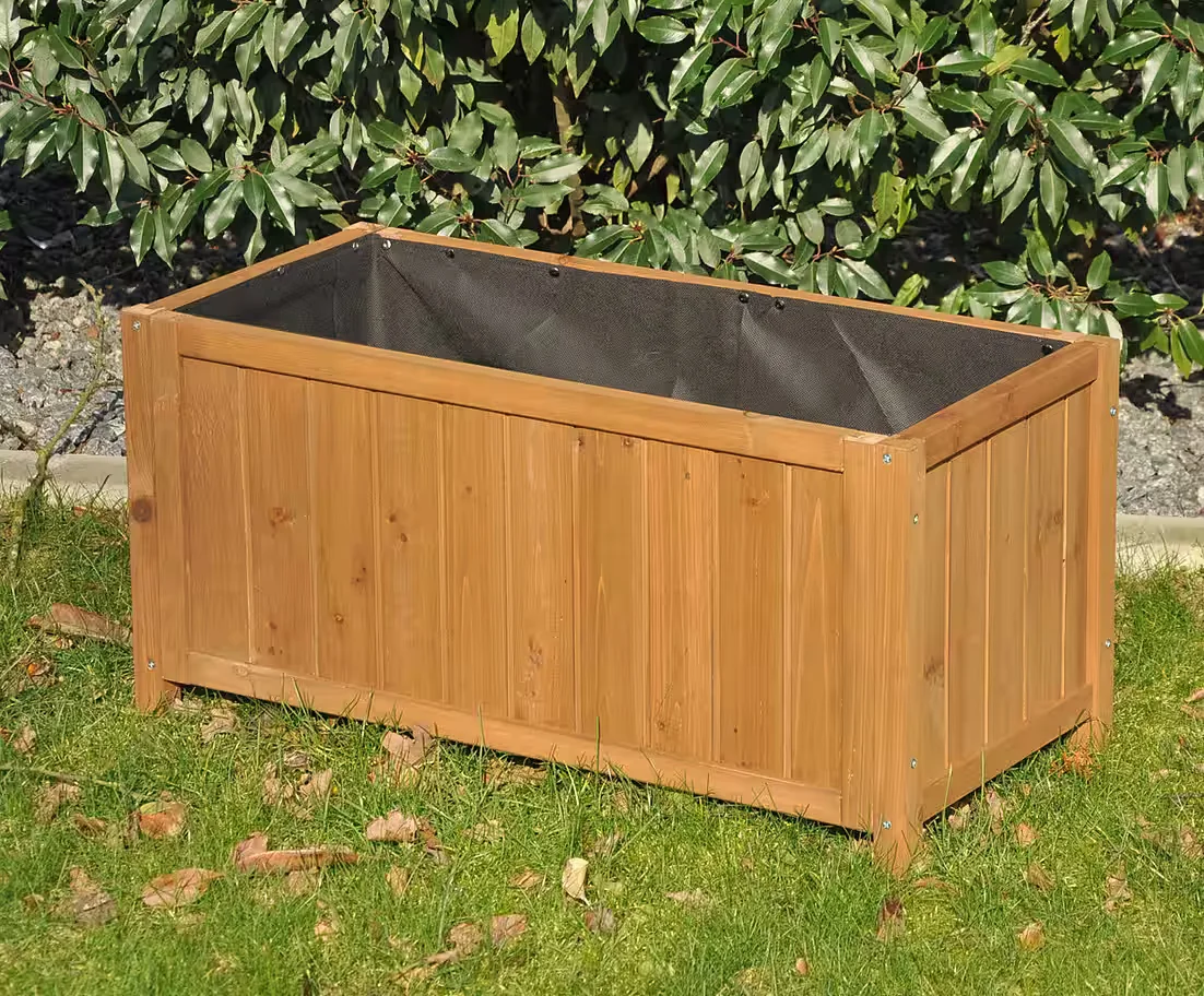 DAZIKEMO Blumenkasten Pflanzkübel 75x35x36 cm Pflanzkasten Beet