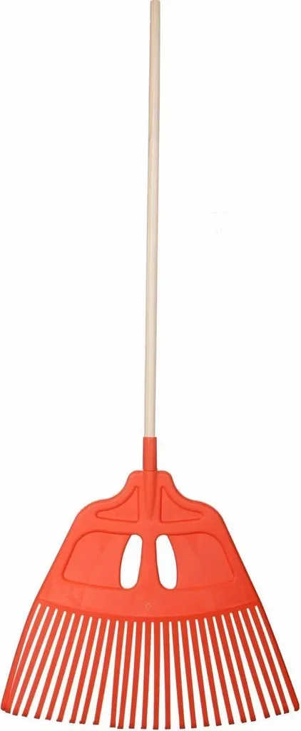 Saska Garden Gartenrechen Laubrechen XL orange für Laub