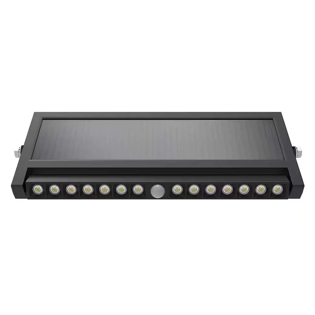 LUXULA LED Solar Wandleuchte PIR Sensor 10W 1000 lm 6500K IP54