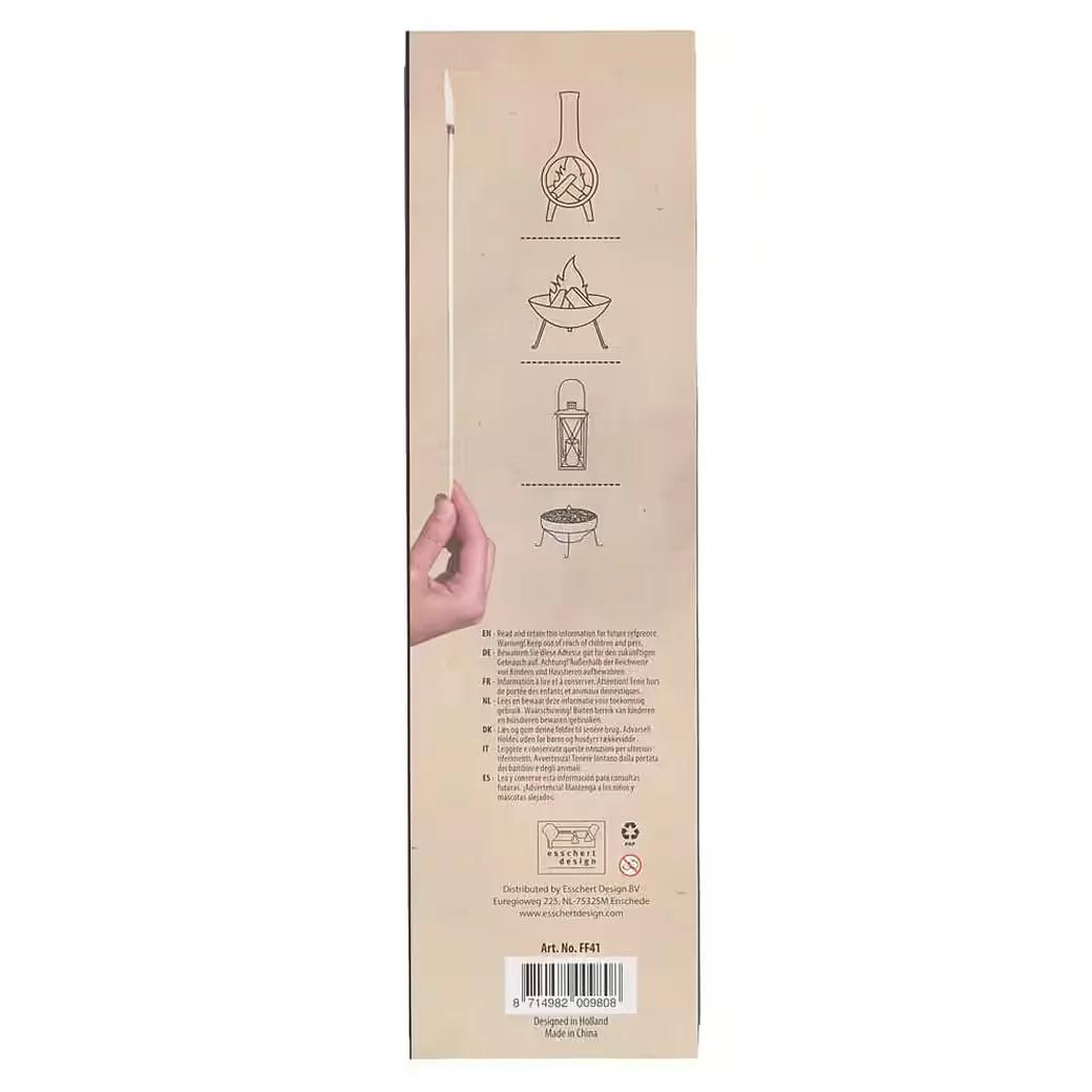 ESSCHERT DESIGN Extra lange Streichhölzer 28 cm, ca. 50 Stück
