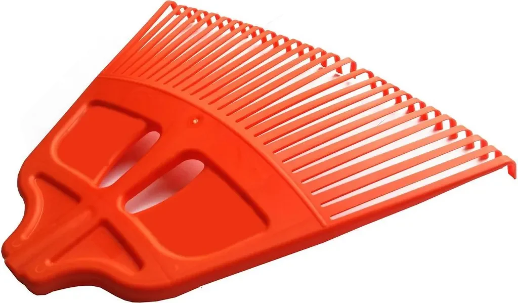 Saska Garden Gartenrechen Laubrechen XL orange für Laub