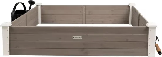 WONDERMAKE Hochbeet Umrandung Holz Garten Pflanzbeet Bausatz XL