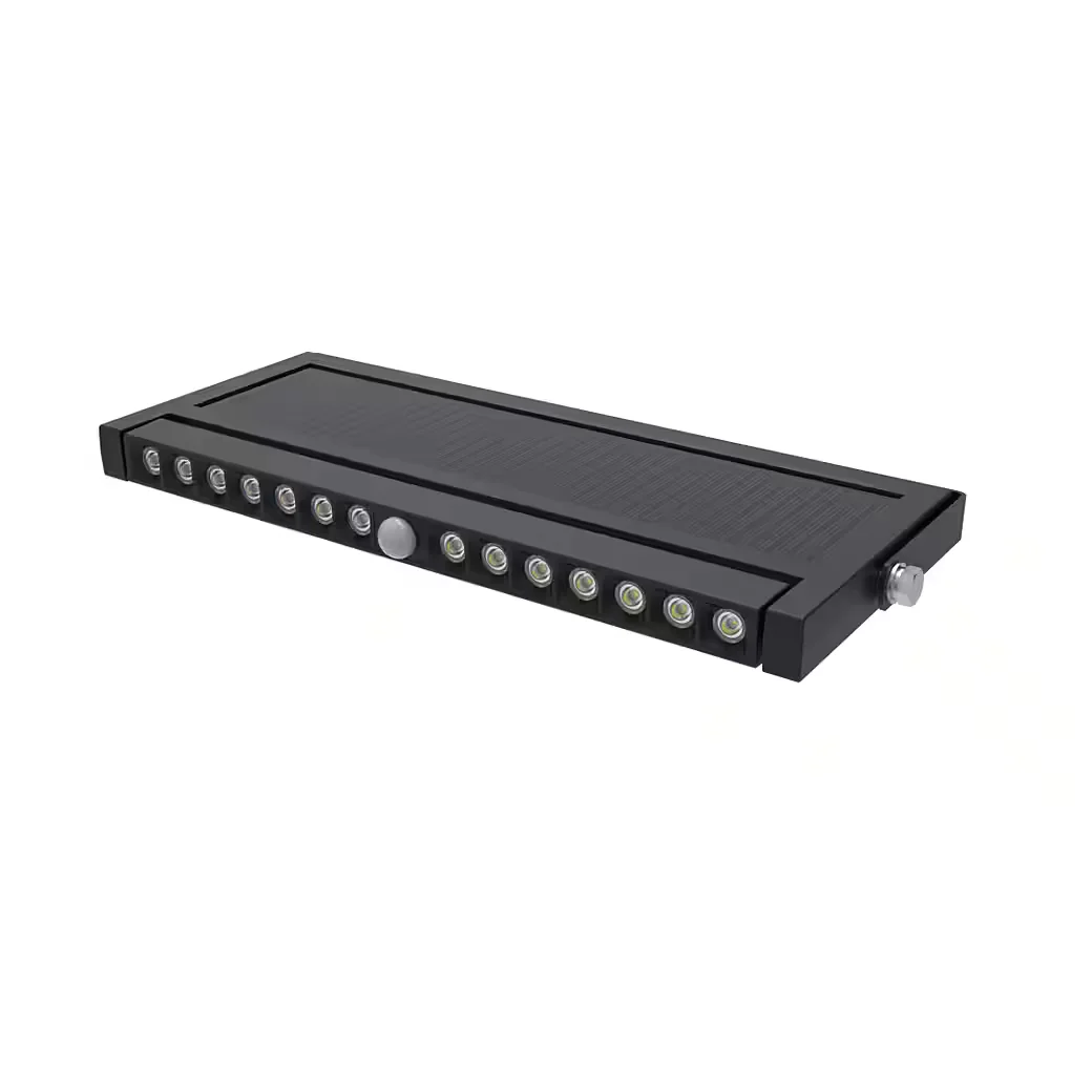 LUXULA LED Solar Wandleuchte PIR Sensor 10W 1000 lm 6500K IP54