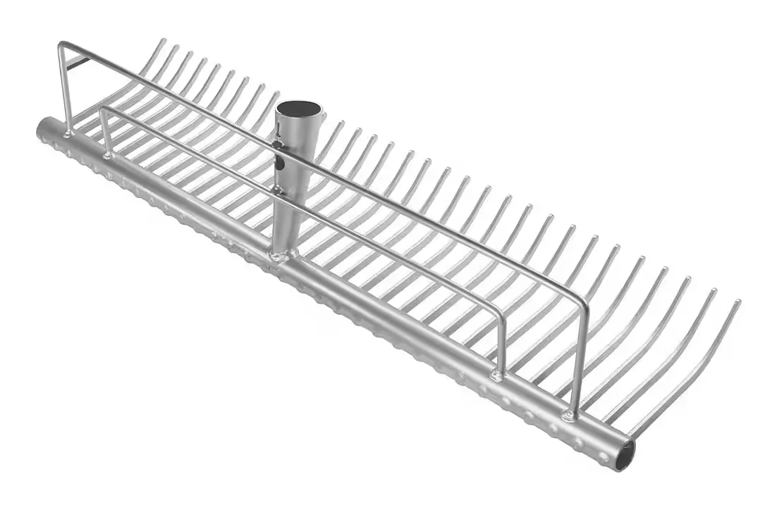 IDEALSPATEN Rasenrechen 40 Zinken 700 mm Arbeitsbreite