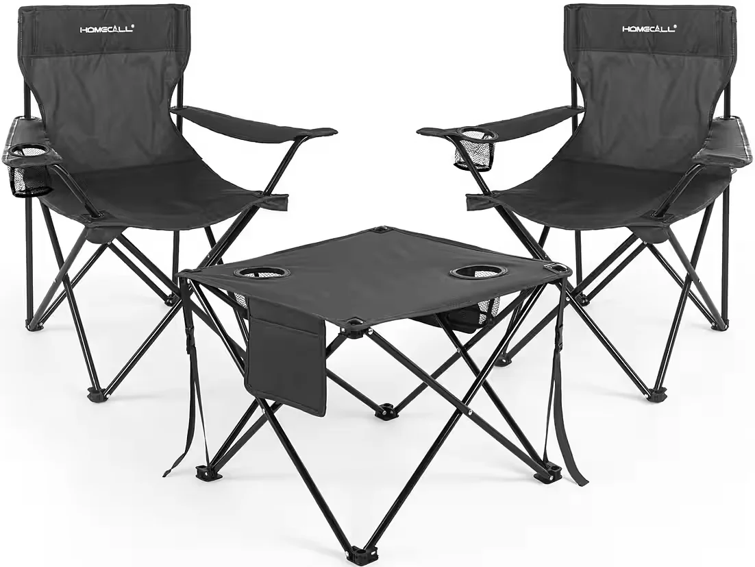HOMECALL Campingtisch mit Stühlen Campingstuhl Set faltbar
