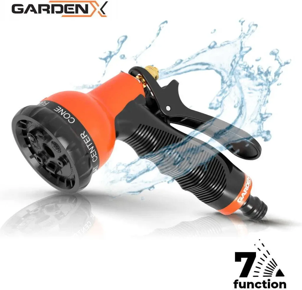 GardenX Bewässerungspistole 7 Funktionen Gartenbrause