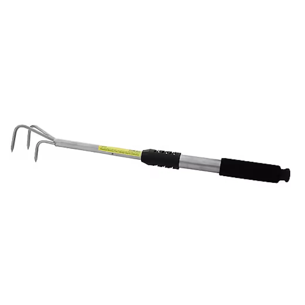 PROREGAL Gartenrechen Grubber mit 3 Zinken