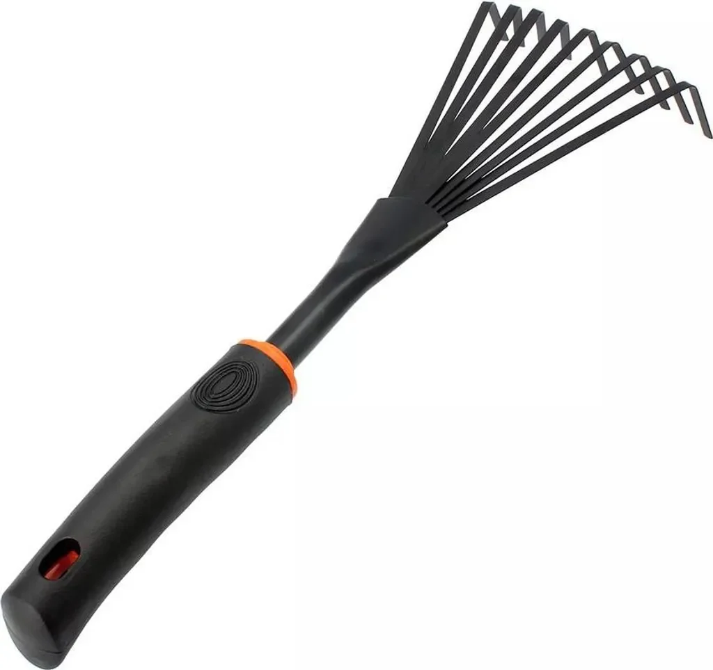 Bradas Garten Handrechen De Luxe 120 mm schwarz