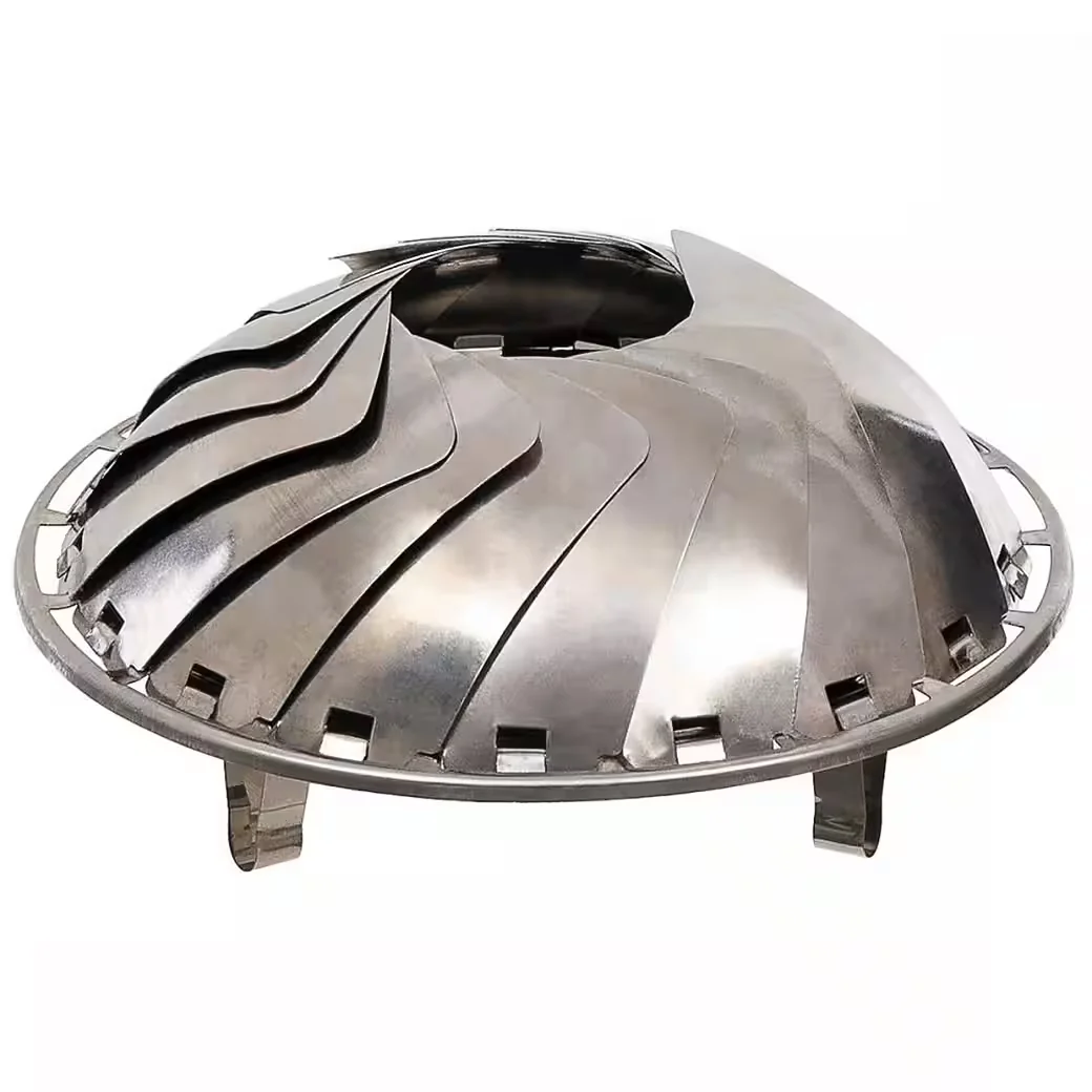 Fox Outdoor Feuerschale faltbar Edelstahl 27 x 8 cm