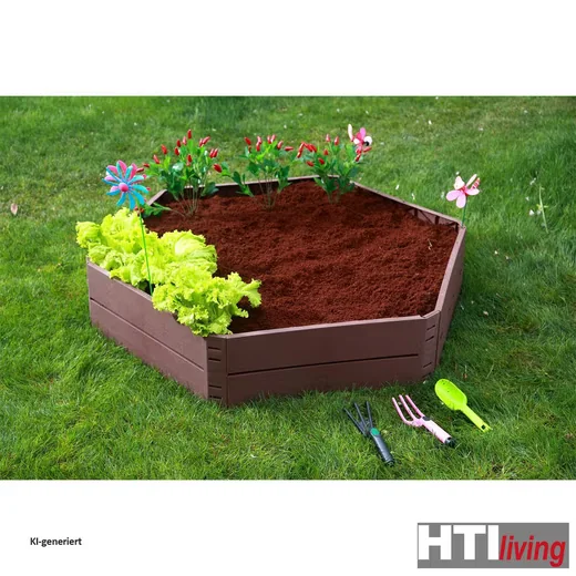 HTI-Living Hochbeet Nessa sechseckig höhenverstellbar