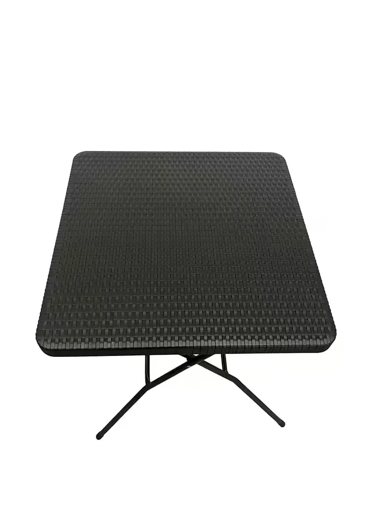 SEDEX Gartenlounge-Set Mila mit Klapptisch Schwarz/Anthrazit