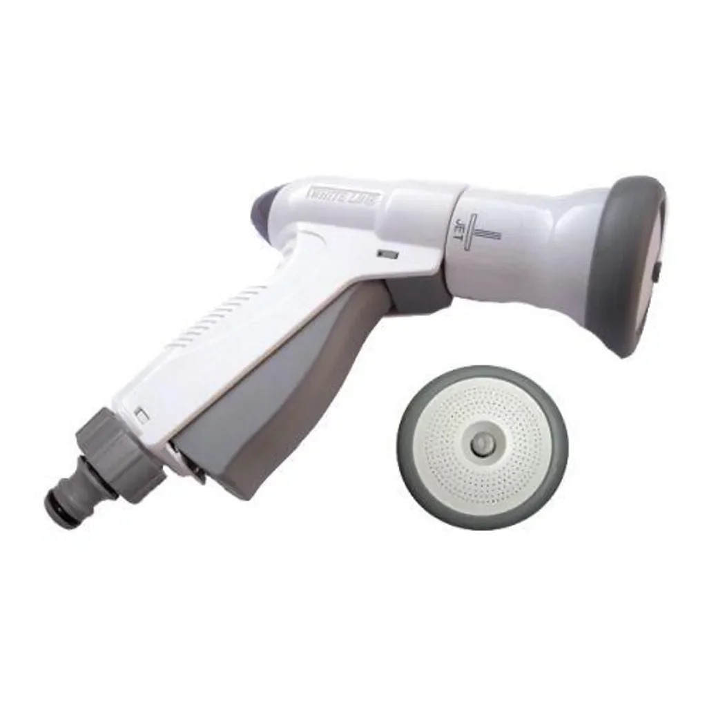 Bradas Gartenbrause Exklusive 3 Sprühfunktionen grau weiss