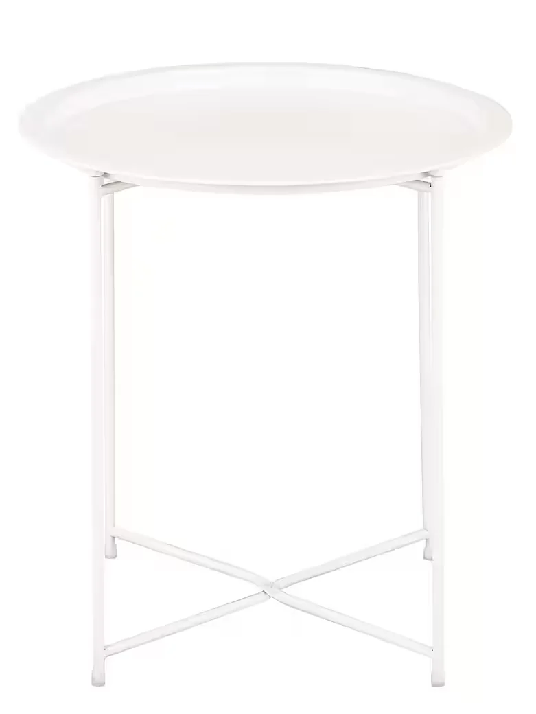 AMAGOHOME Gartentisch Beistelltisch 47x51 cm 2. Wahl Balkon Terrasse
