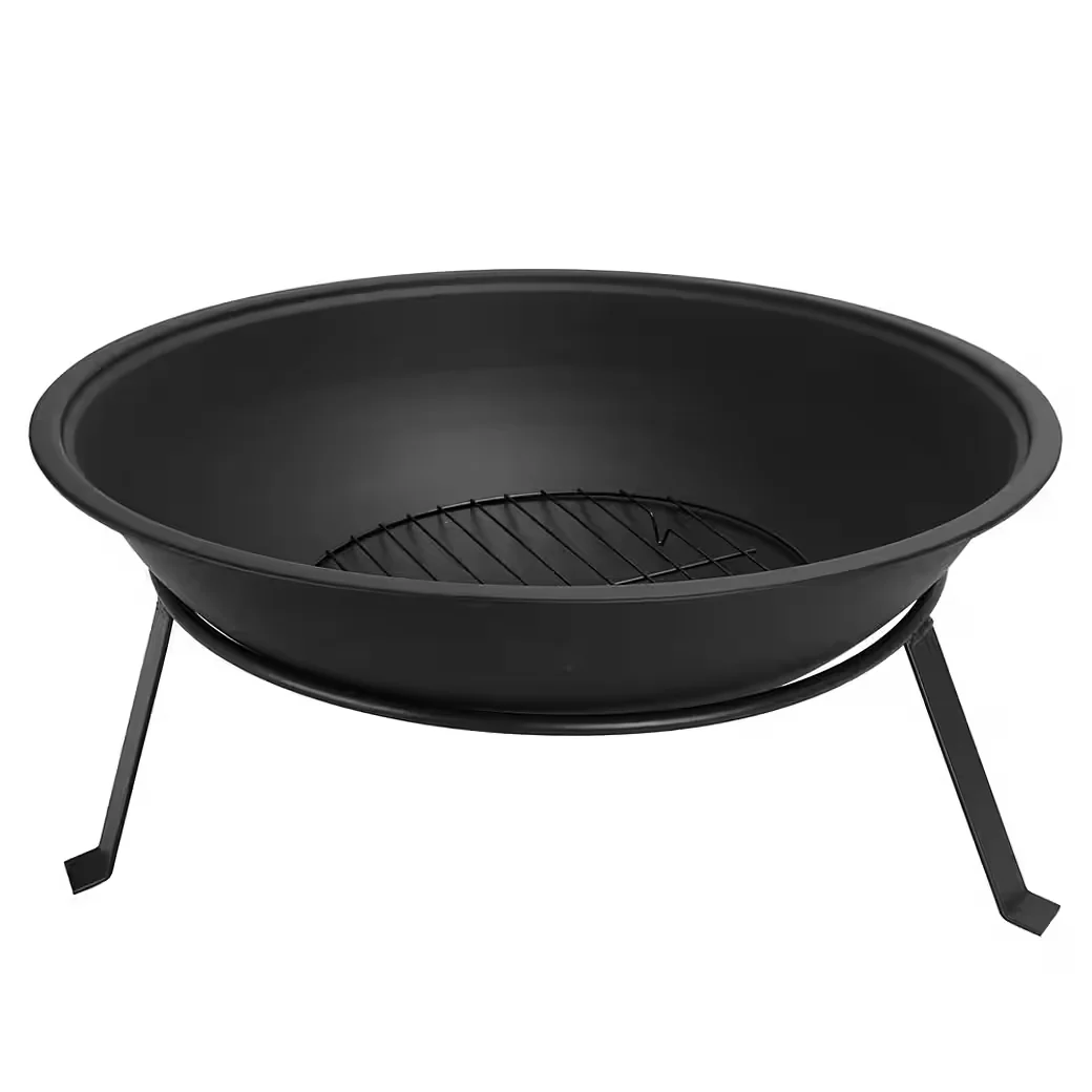 ADLER EUROPE Gartenfeuerschale AD 6818 Stahl pulverbeschichtet mit Rost