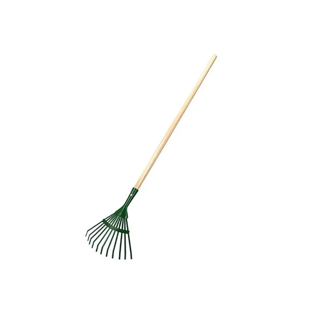 Albert Turk Kinder Laubbesen Gartenrechen mit Stiel 80 cm
