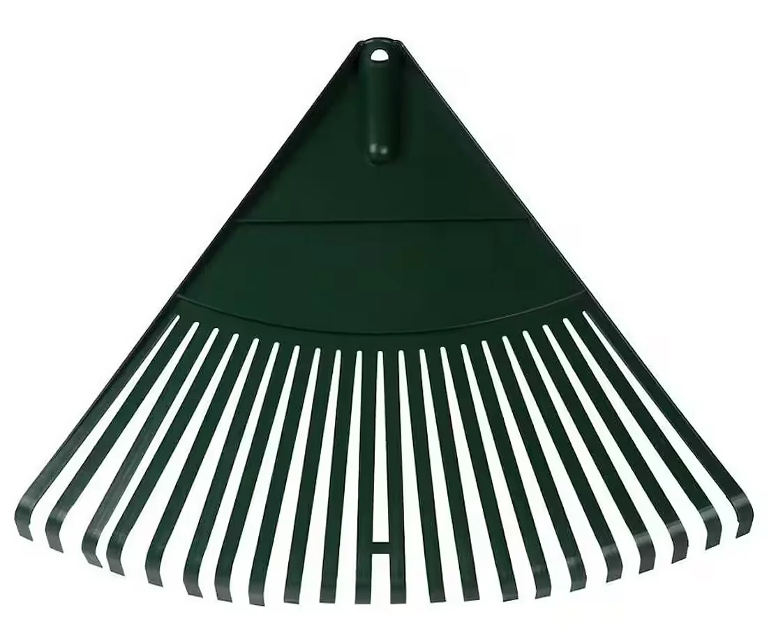 PROREGAL Gartenrechen PVC, Gartenharke mit 22 Zinken
