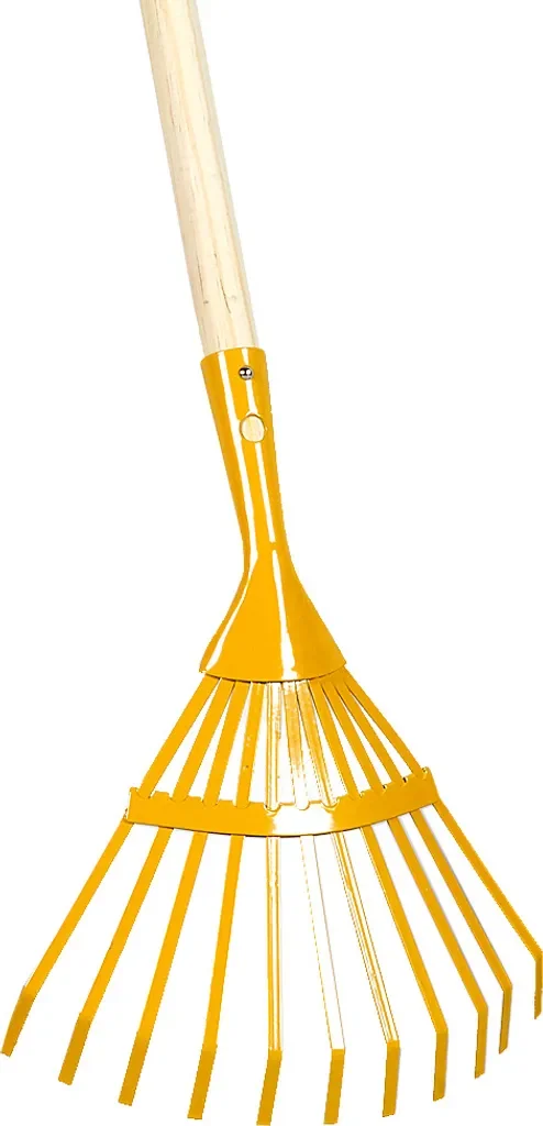 Albert Turk Kinder Laubbesen Gartenrechen mit Stiel 80 cm