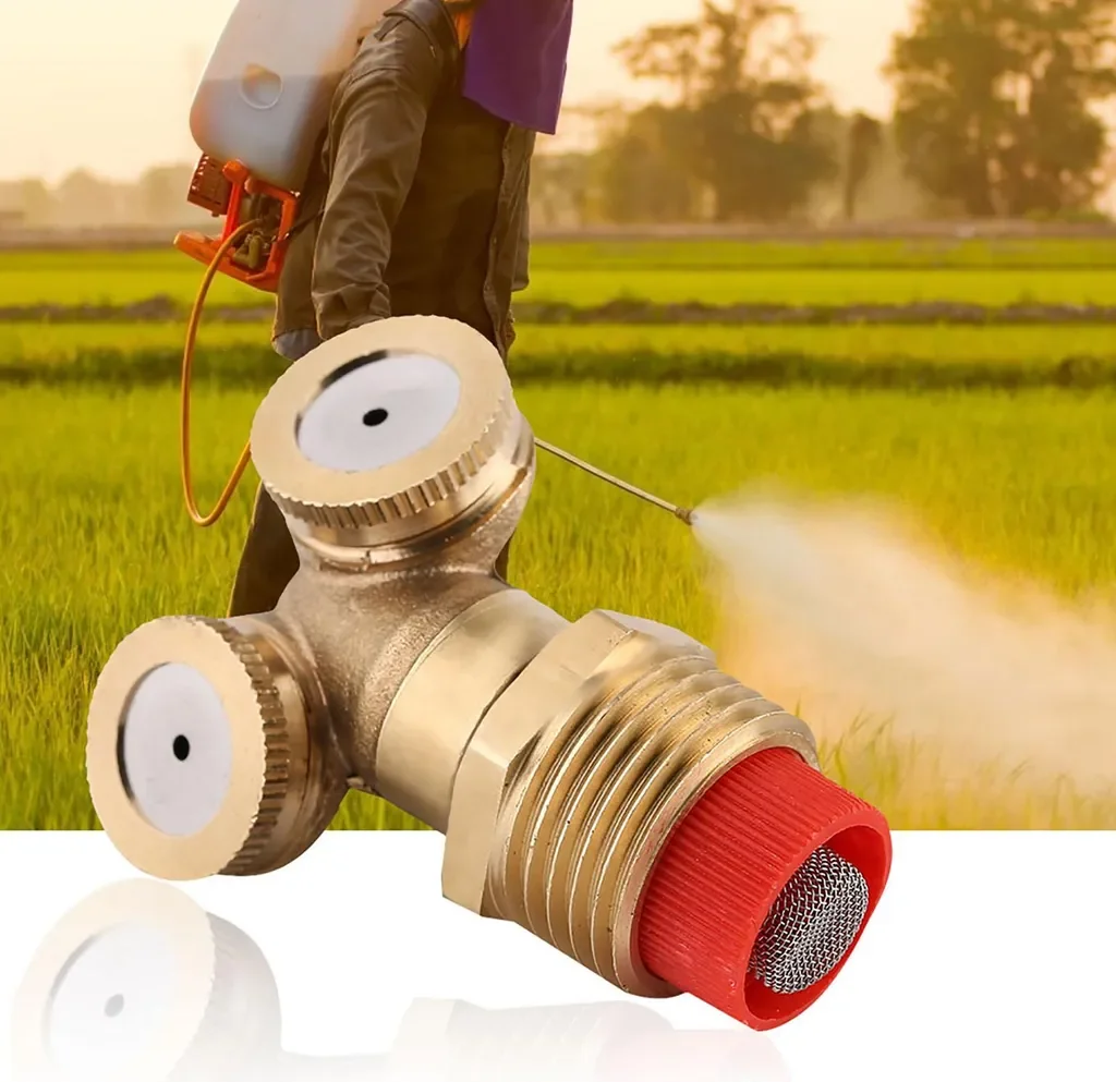 Cocosity 2er-Set Messing Sprühnebel-Düsen für Gartenbewässerung