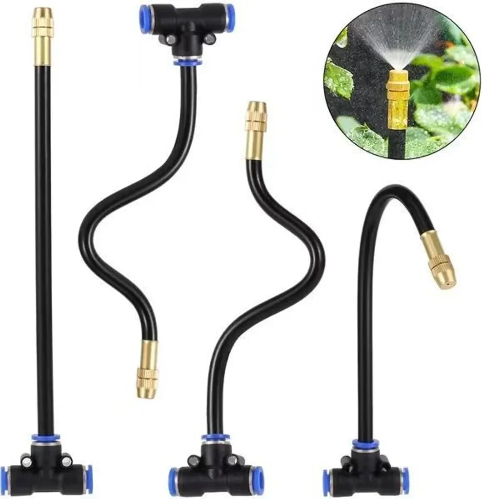 RPSTrading Bewässerungssystem Sprühnebel Kit 10 Düsen 10 m Schlauch