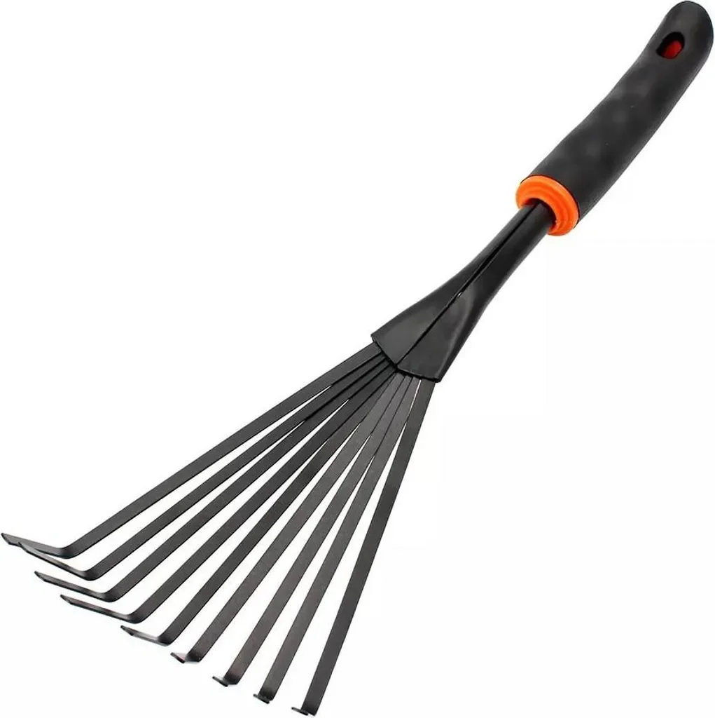 Bradas Garten Handrechen De Luxe 120 mm schwarz