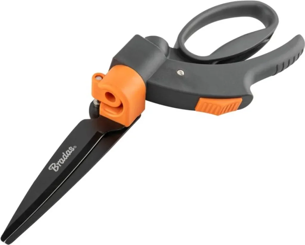Bradas Grasschere 360 Grad rotierend mit drehbarer Klinge Serie V