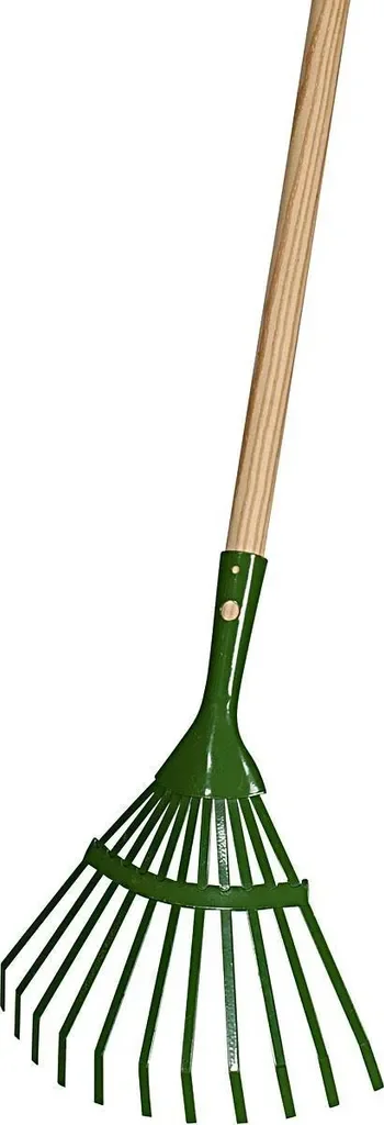 Albert Turk Kinder Laubbesen Gartenrechen mit Stiel 80 cm