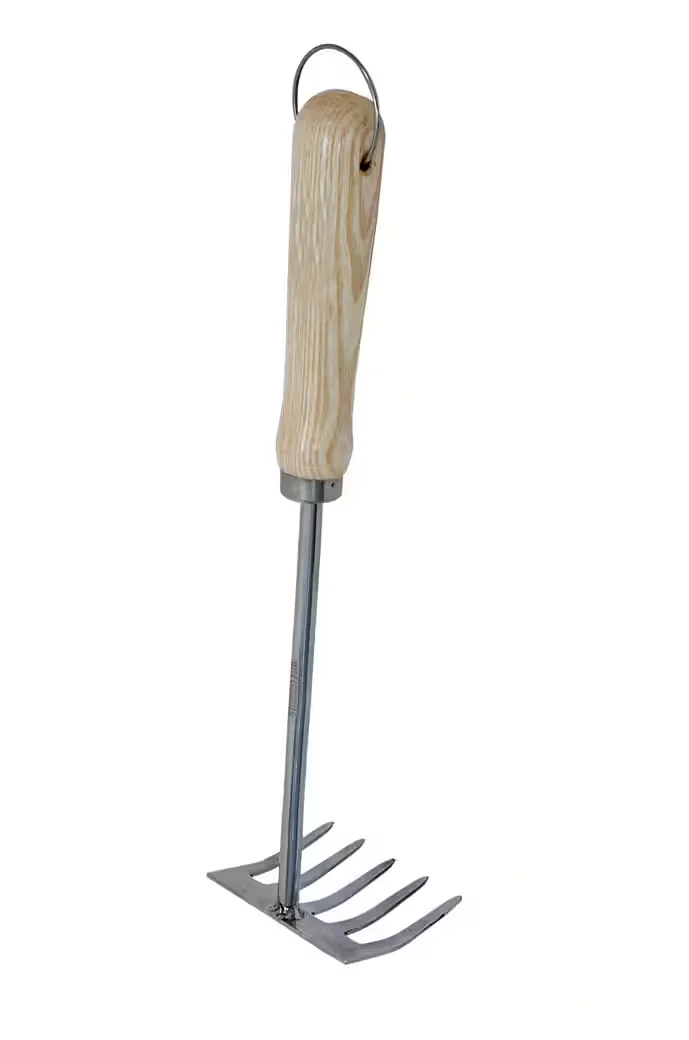PRIMASTER Handgartenrechen Edelstahl 24 cm