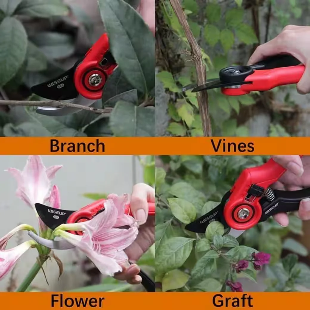 LUXUSKOLLEKTION Gartenschere Kabelschere SK5 Stahlklinge Ergogriff